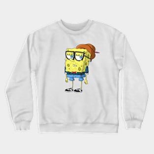 Hipster Spongebob Squarepants Crewneck Sweatshirt